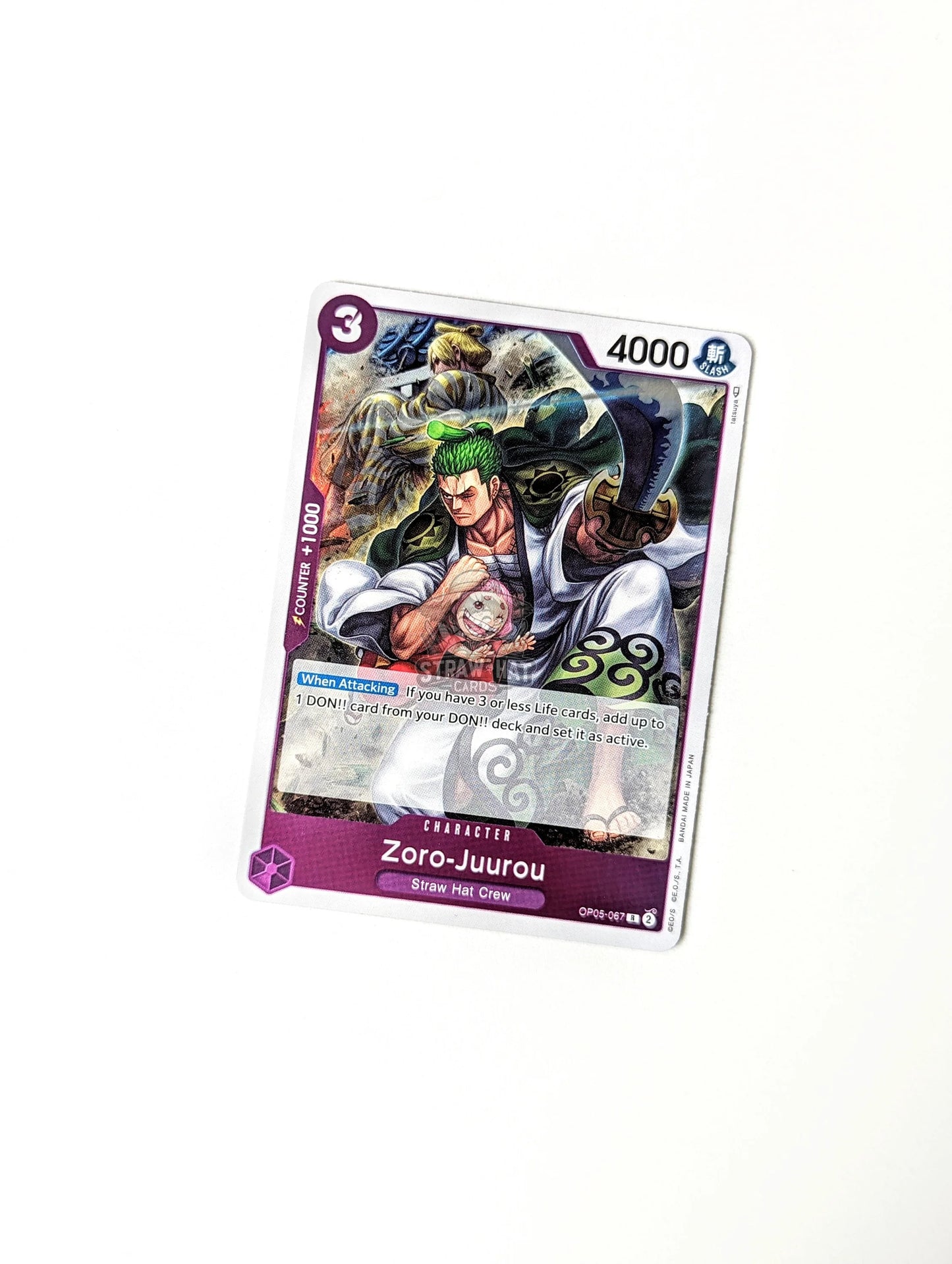 One Piece Op05 Awakening Of The New Era Zoro-Juurou Op05-067 R Card [Eng 🏴󠁧󠁢󠁥󠁮󠁧󠁿] Trading Card