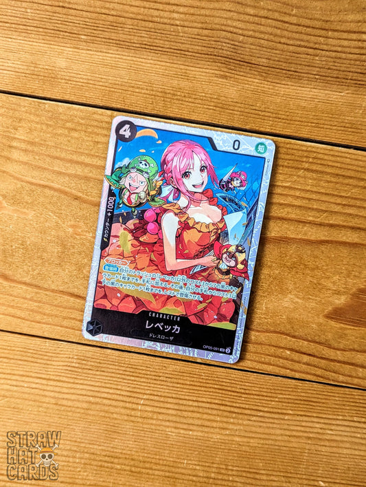 One Piece Op05 Protagonist Of The New Generation Rebecca Op05-091 Sr Card [Jap ] Trading Card