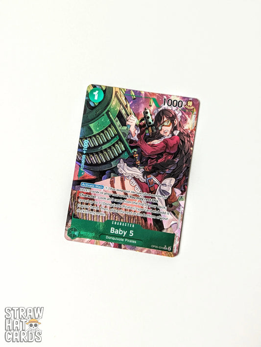 One Piece Op05 The Protagonist Of The New Era Baby 5 Op05-034 R Alt-Art/Parallel Card [Eng ] Trading
