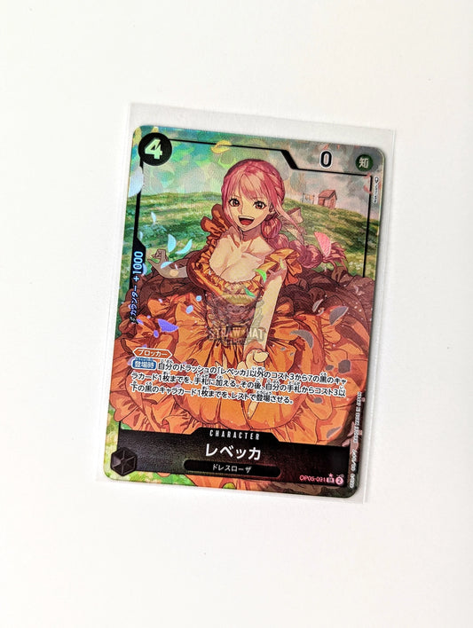 One Piece Op05 The Protagonist Of The New Era Rebecca Op05-091 Sr Alt-Art/Parallel Card [Jpn