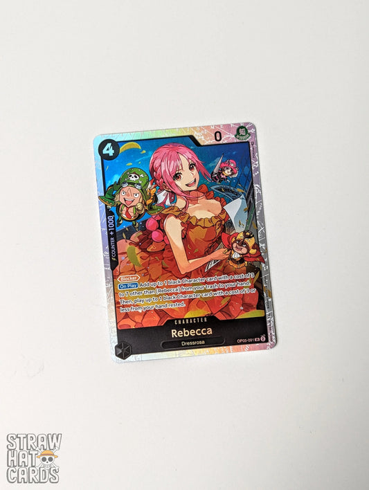 One Piece Op05 The Protagonist Of The New Era Rebecca Op05-091 Sr Card [Eng ] Trading Card