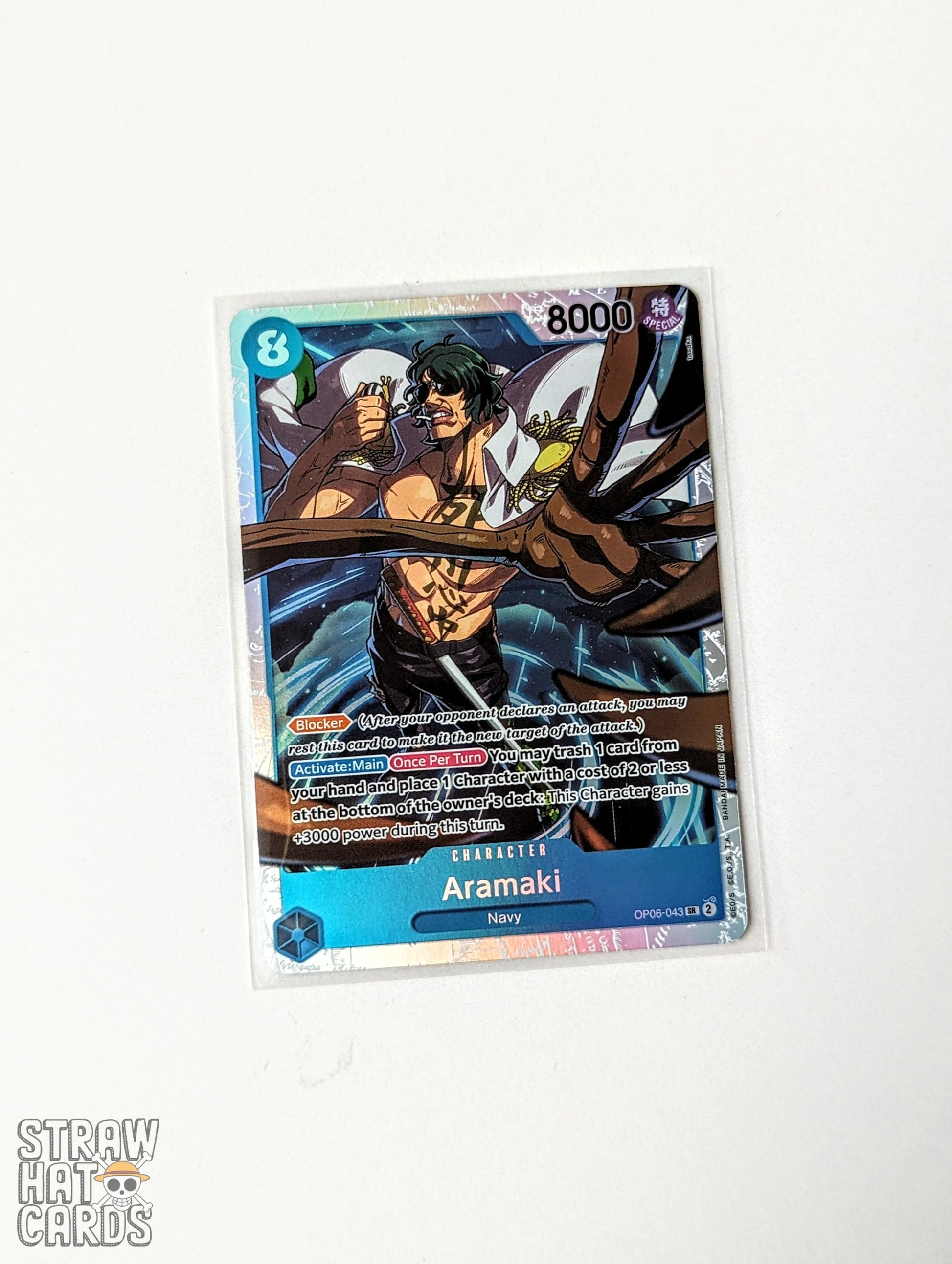 One Piece Op06 Twin Champions Aramaki Op06 - 043 Sr Card [Eng 🏴󠁧󠁢󠁥󠁮󠁧󠁿] Trading Card