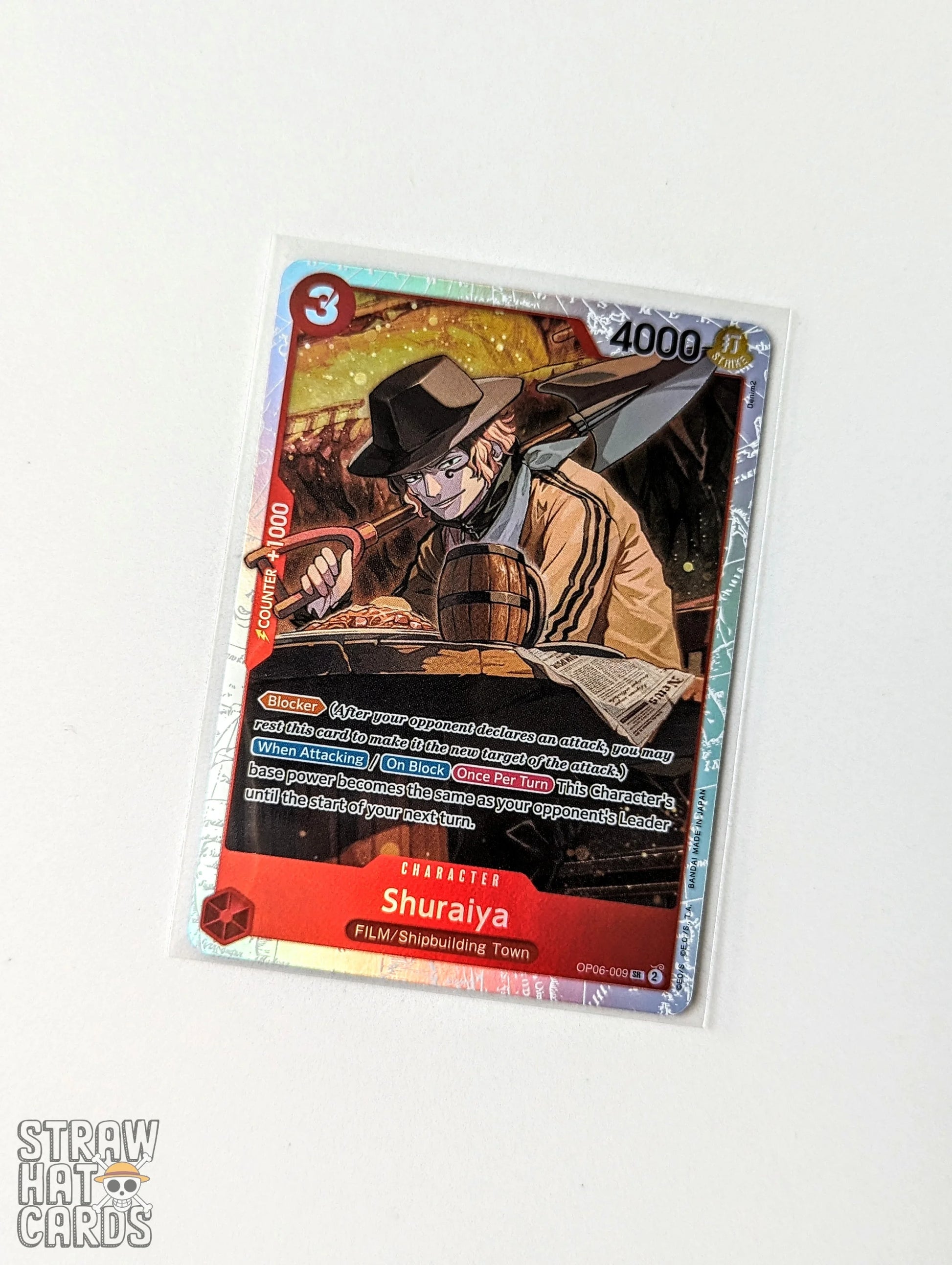 One Piece Op06 Twin Champions Shuraiya Op06 - 009 Sr Card [Eng 🏴󠁧󠁢󠁥󠁮󠁧󠁿] Trading Card