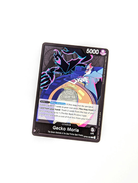 One Piece Op06 Wings Of The Captain Gecko Moria Op06-080 L Card [Eng 🏴󠁧󠁢󠁥󠁮󠁧󠁿] Trading Card