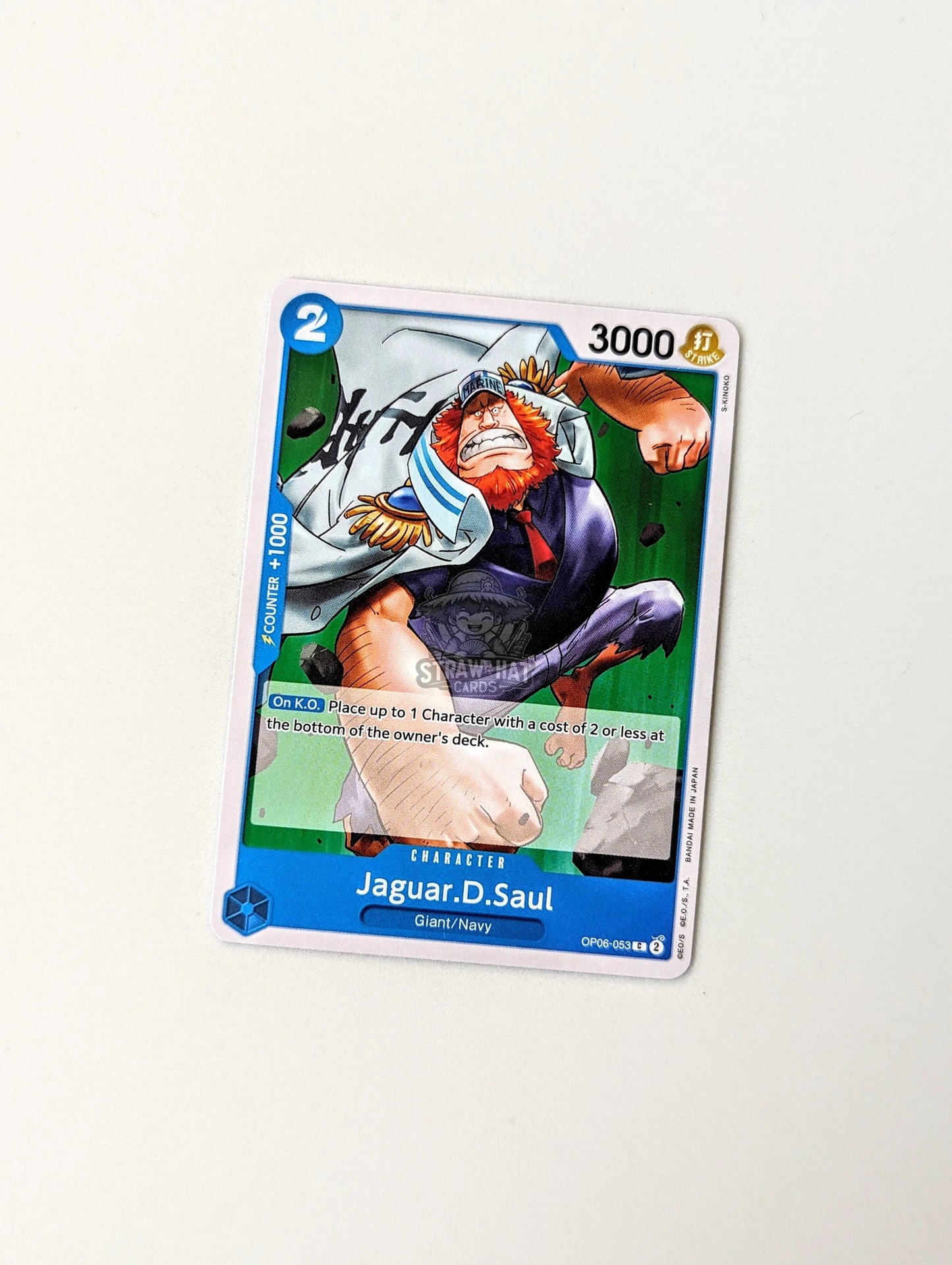 One Piece Op06 Wings Of The Captain Jaguar.d.saul Op06-053 C Card [Eng 🏴󠁧󠁢󠁥󠁮󠁧󠁿] Trading Card