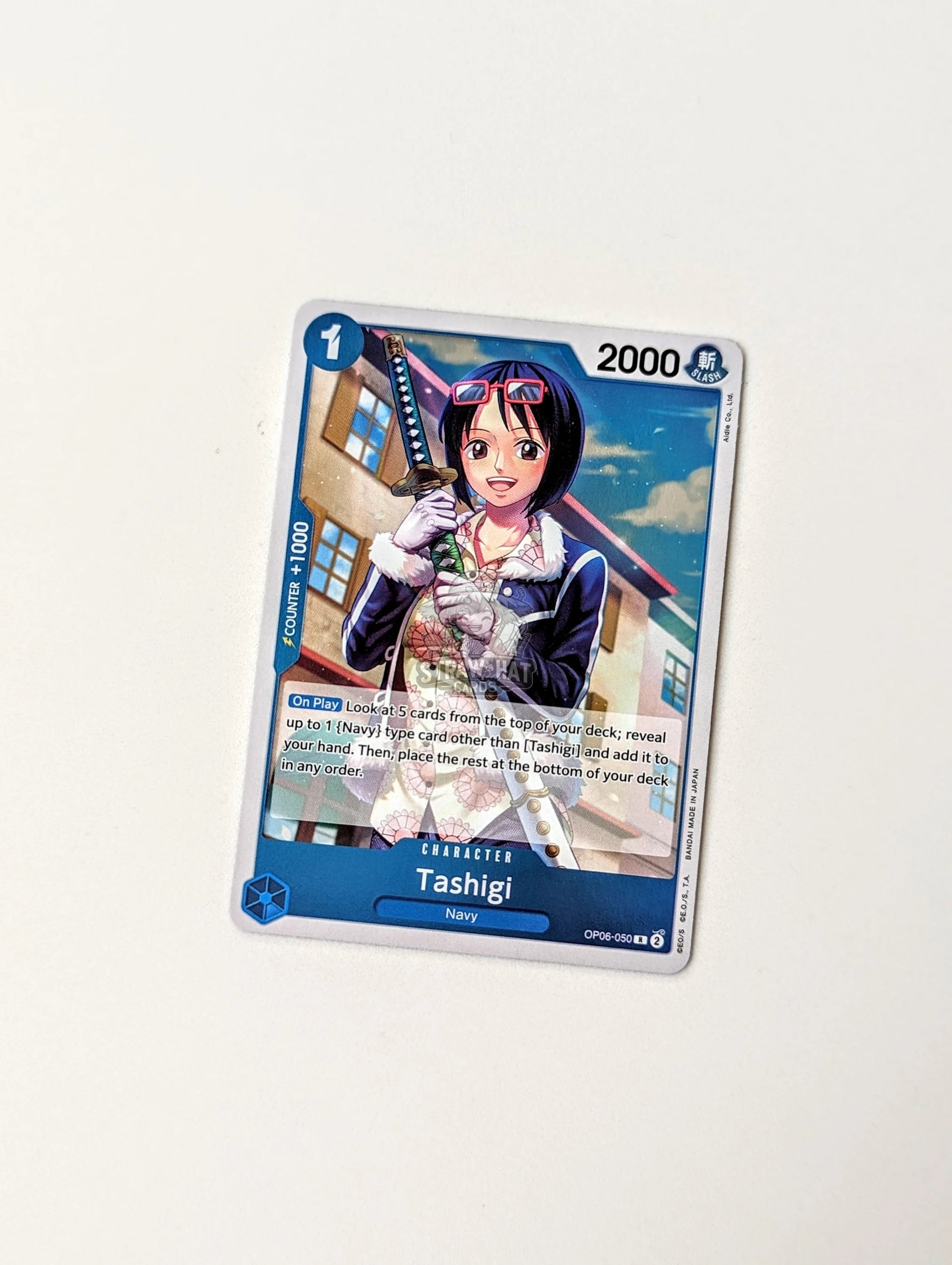 One Piece OP06 Wings of the Captain Tashigi OP06-050 R card