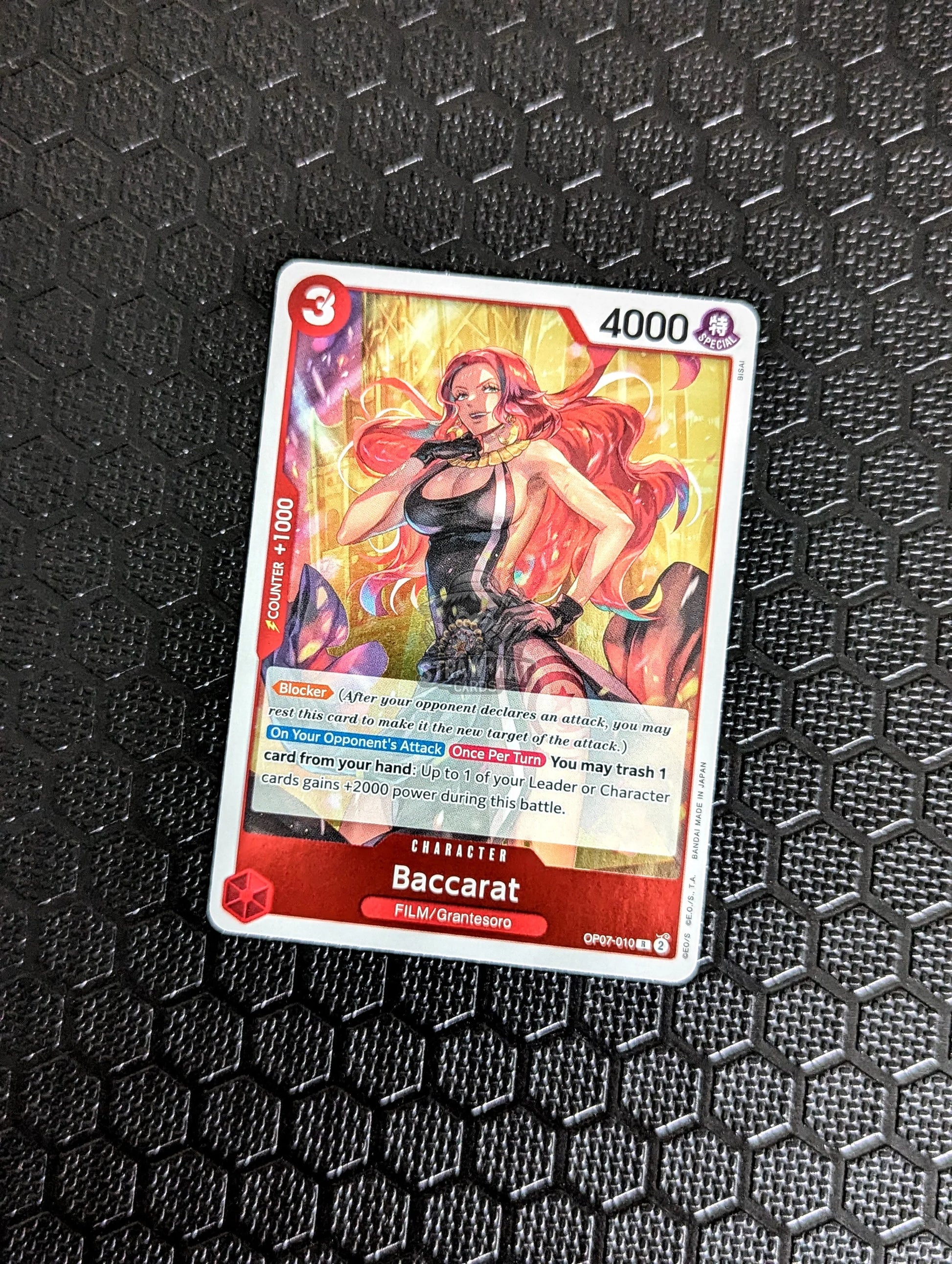 One Piece Op07 500 Years In The Future Baccarat Op07-010 R Card [Eng 🏴󠁧󠁢󠁥󠁮󠁧󠁿] Trading Card