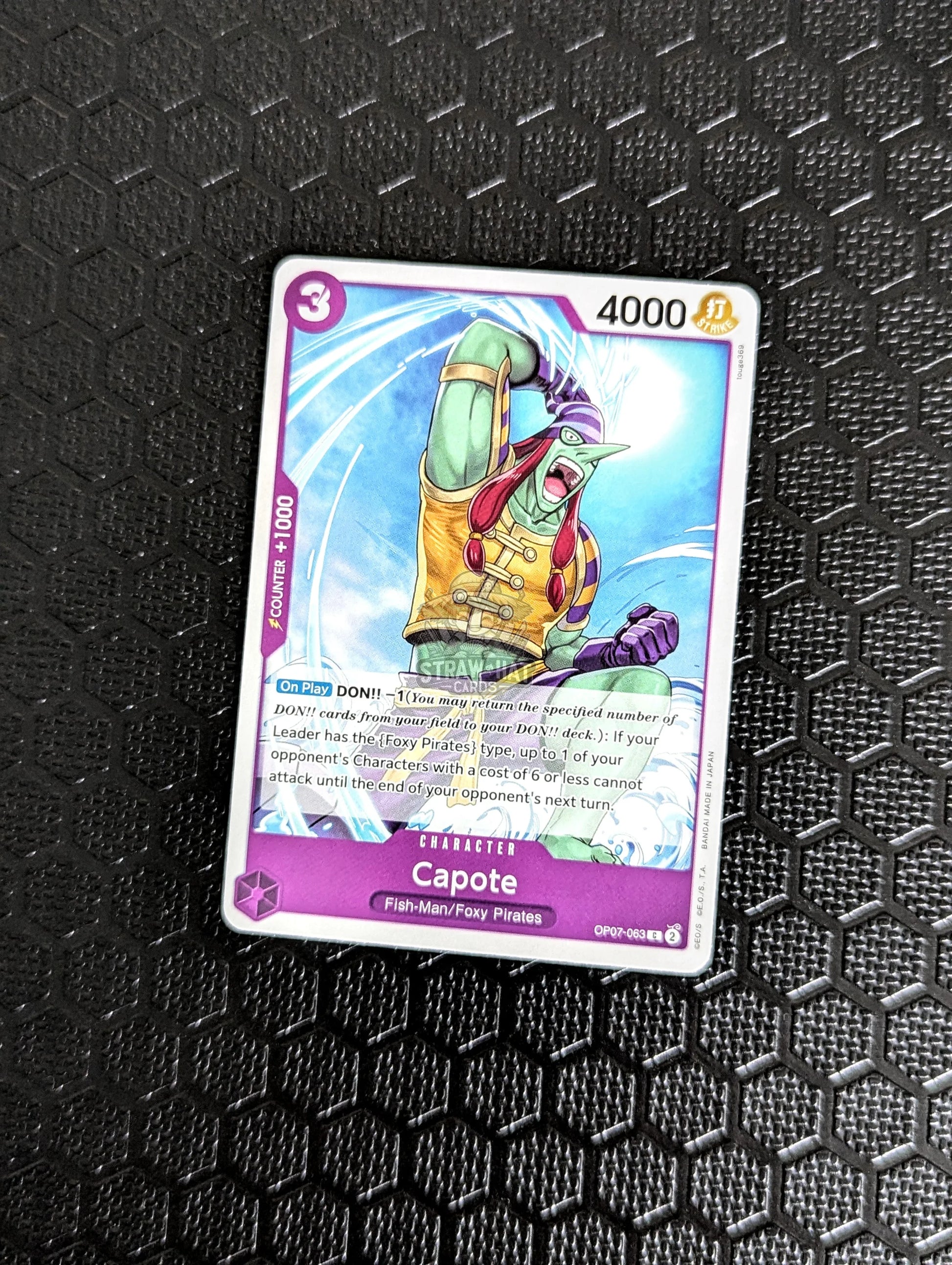 One Piece Op07 500 Years In The Future Capote Op07-063 C Card [Eng 🏴󠁧󠁢󠁥󠁮󠁧󠁿] Trading Card