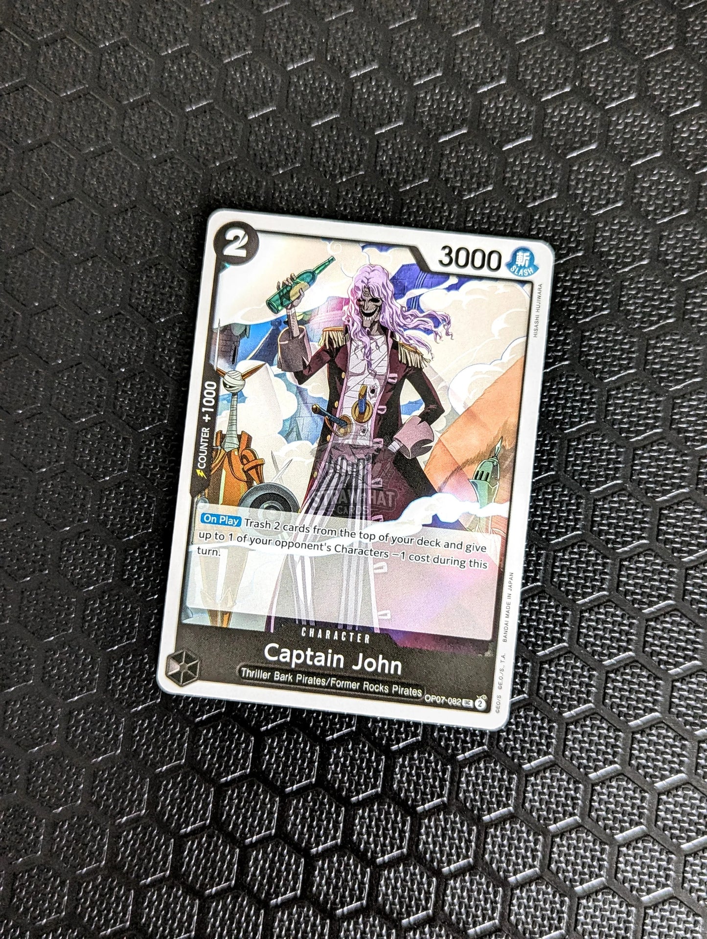 One Piece Op07 500 Years In The Future Captain John Op07-082 Uc Card [Eng 🏴󠁧󠁢󠁥󠁮󠁧󠁿] Trading Card