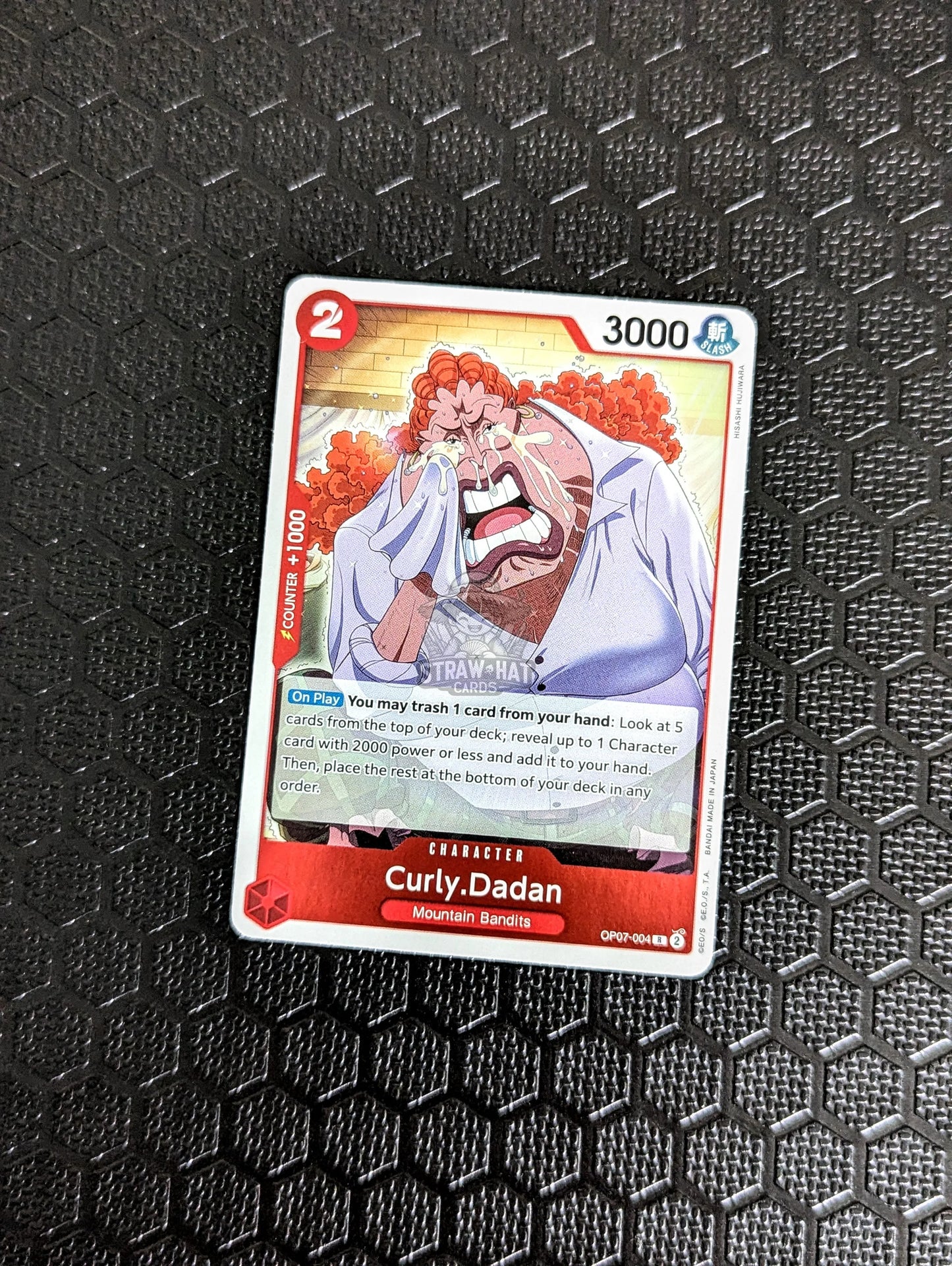 One Piece Op07 500 Years In The Future Curly.dadan Op07-004 R Card [Eng 🏴󠁧󠁢󠁥󠁮󠁧󠁿] Trading Card