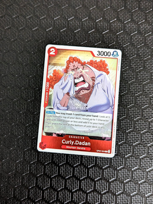 One Piece Op07 500 Years In The Future Curly.dadan Op07-004 R Card [Eng 🏴󠁧󠁢󠁥󠁮󠁧󠁿] Trading Card