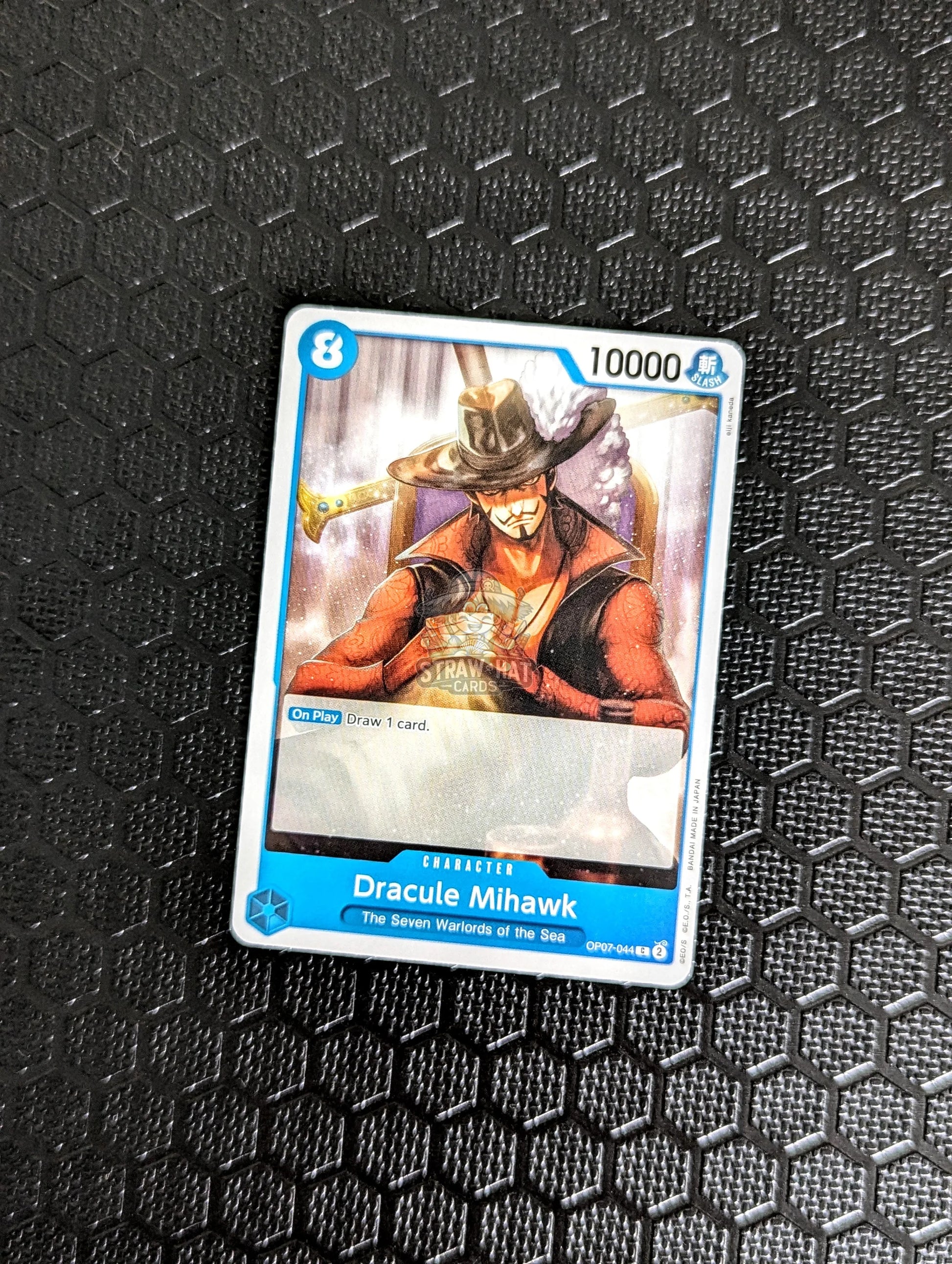 One Piece Op07 500 Years In The Future Dracule Mihawk Op07-044 C Card [Eng 🏴󠁧󠁢󠁥󠁮󠁧󠁿] Trading Card