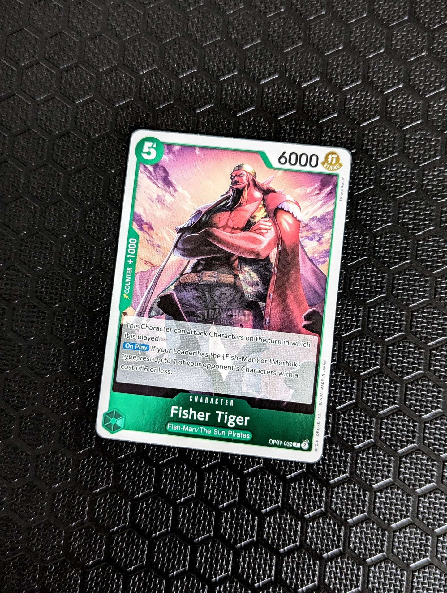 One Piece Op07 500 Years In The Future Fisher Tiger Op07-032 R Card [Eng 🏴󠁧󠁢󠁥󠁮󠁧󠁿] Trading Card