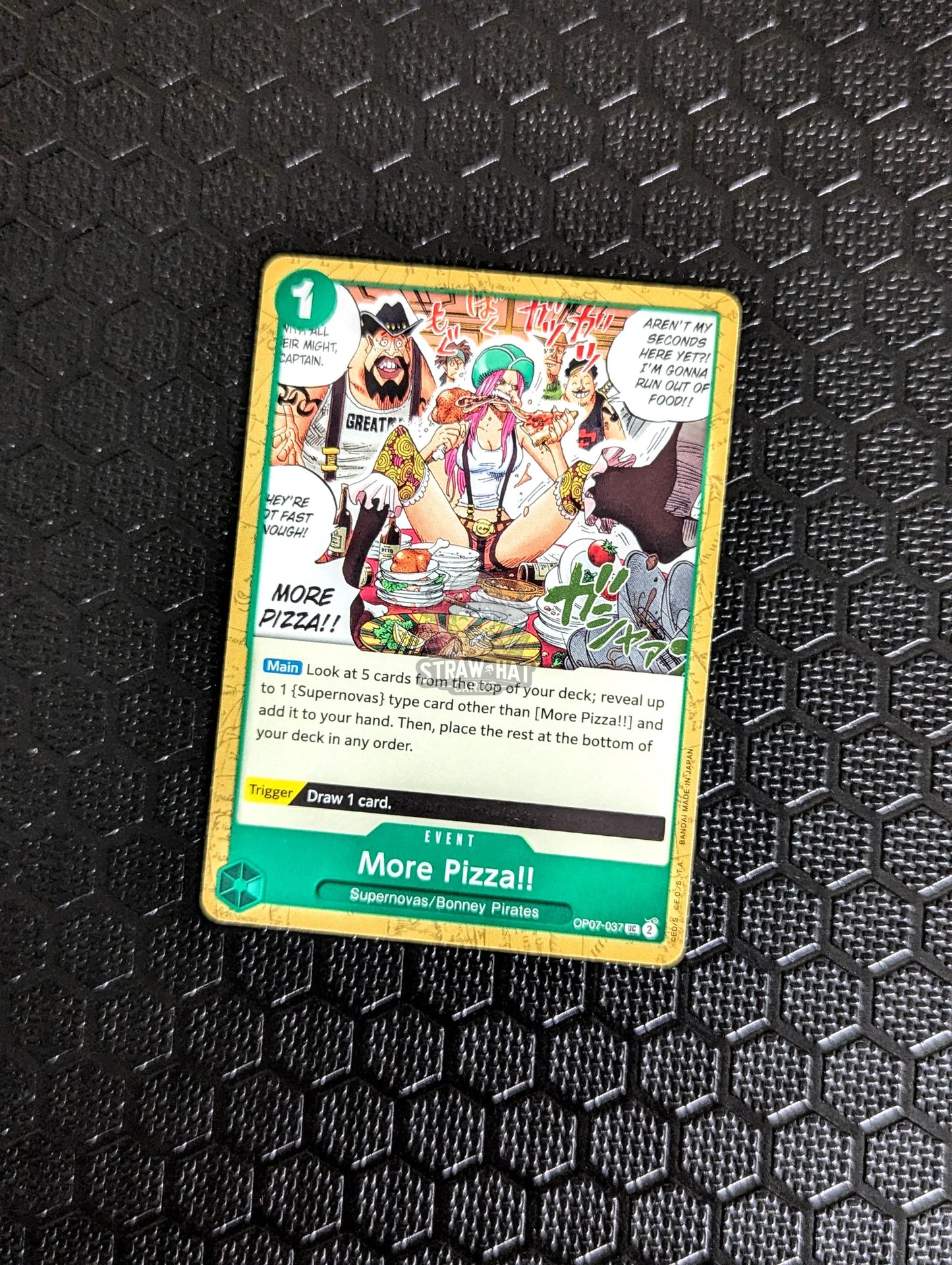 One Piece Op07 500 Years In The Future More Pizza!! Op07-037 Uc Card [Eng 🏴󠁧󠁢󠁥󠁮󠁧󠁿] Trading Card