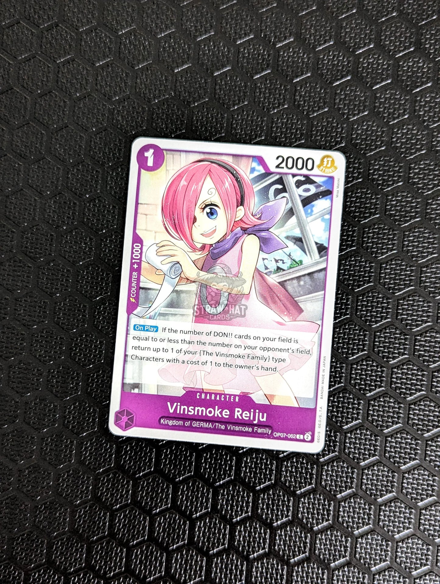 One Piece Op07 500 Years In The Future Vinsmoke Reiju Op07-062 C Card [Eng 🏴󠁧󠁢󠁥󠁮󠁧󠁿] Trading Card