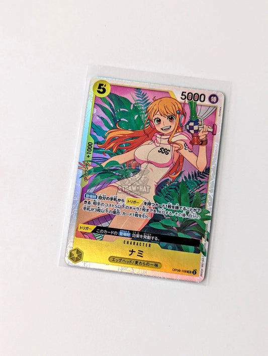 One Piece Op08 Two Legends Nami Op08-106 Sr Card [Jpn 🇯🇵] Trading Card