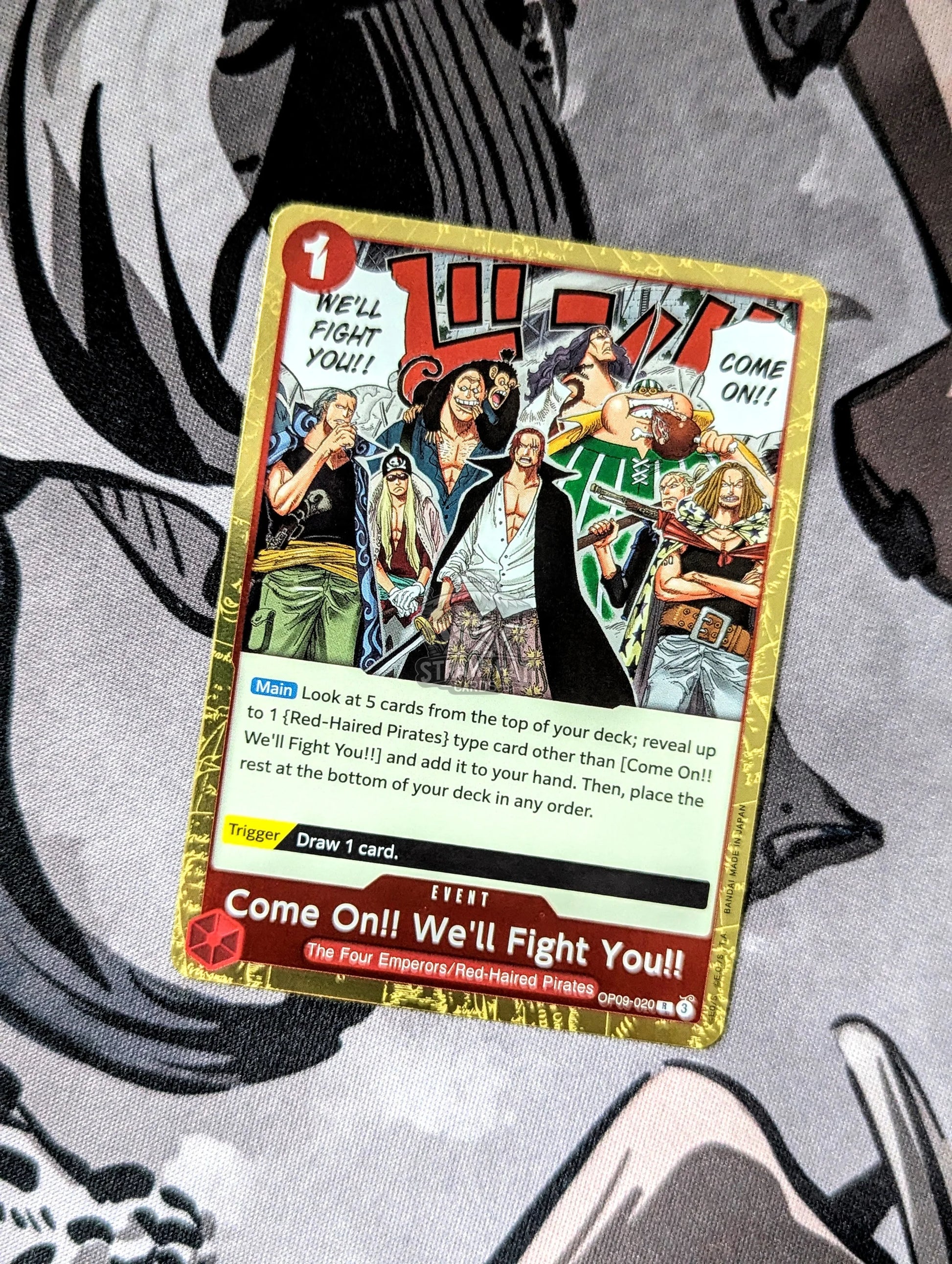 One Piece Op09 Emperors In The New World Come On!! We’ll Fight You!! Op09-020 R Foil Card [Eng