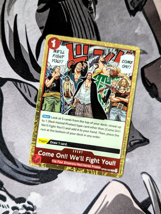 One Piece Op09 Emperors In The New World Come On!! We’ll Fight You!! Op09-020 R Foil Card [Eng