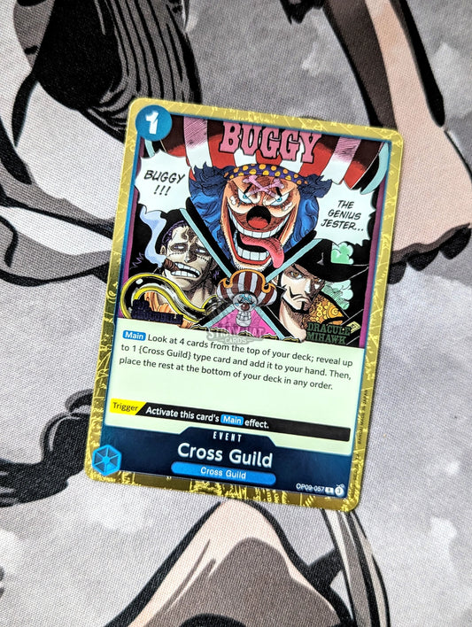 One Piece Op09 Emperors In The New World Cross Guild Op09-057 R Foil Card [Eng 🏴󠁧󠁢󠁥󠁮󠁧󠁿] Trading Card