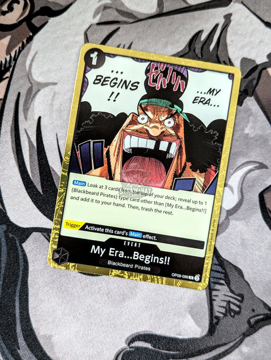 One Piece Op09 Emperors In The New World My Era...begins!! Op09-096 R Foil Card [Eng