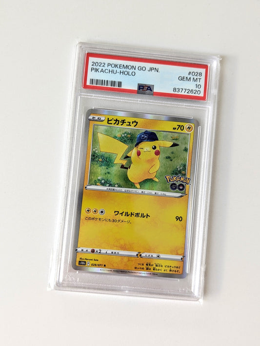 Pokemon Pikachu s10b Pokemon GO 028/071 R - PSA 10 [JPN 🇯🇵]