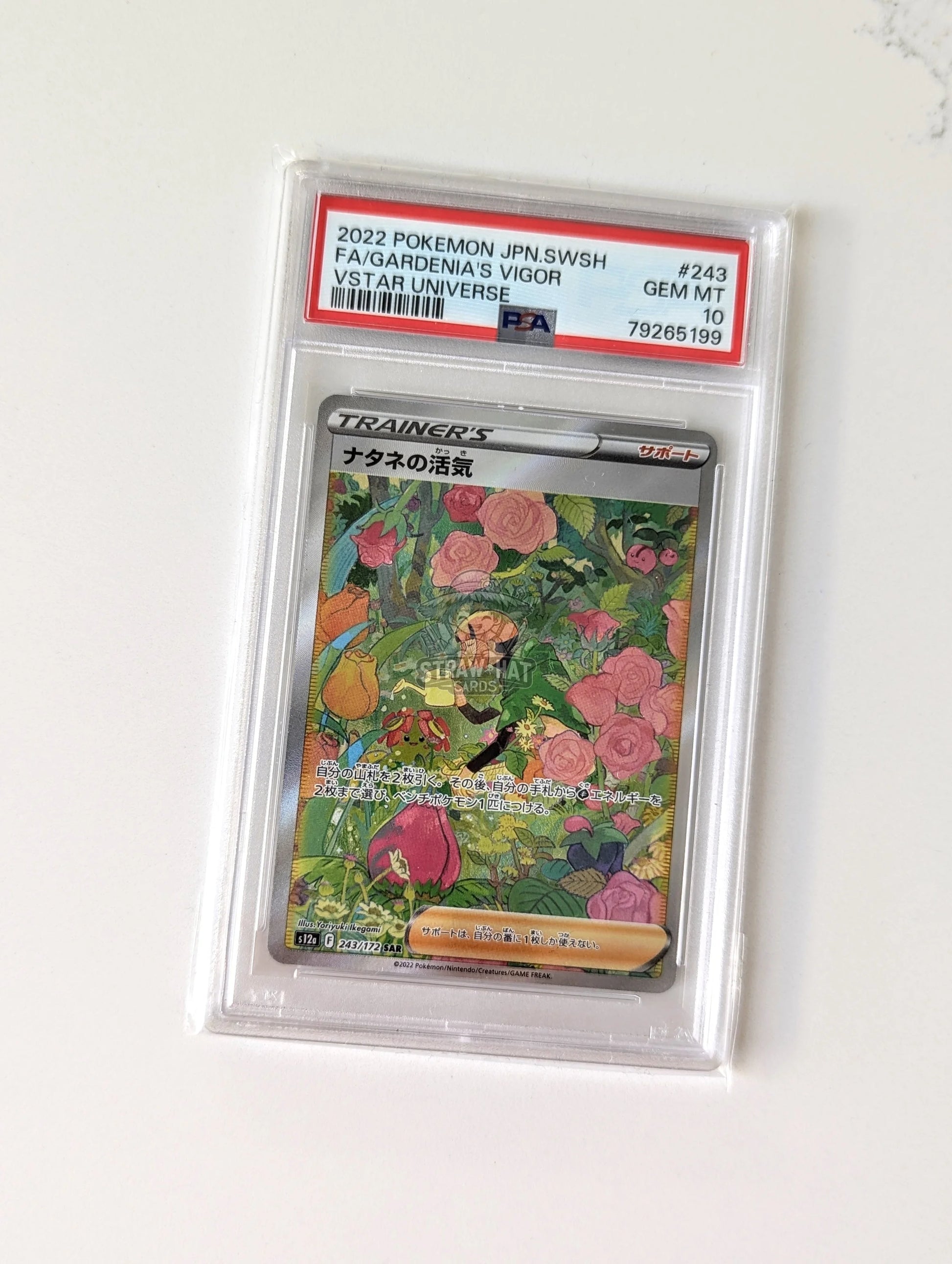 Pokemon Gardenia’s Vigor Vstar S12A Universe 243/172 Sar - Psa 10 [Jpn 🇯🇵] Trading Card