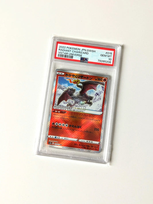 Pokemon Radiant Charizard S12A Vstar Universe 015/172 K - Psa 10 [Jpn 🇯🇵] 79265206 Trading Card