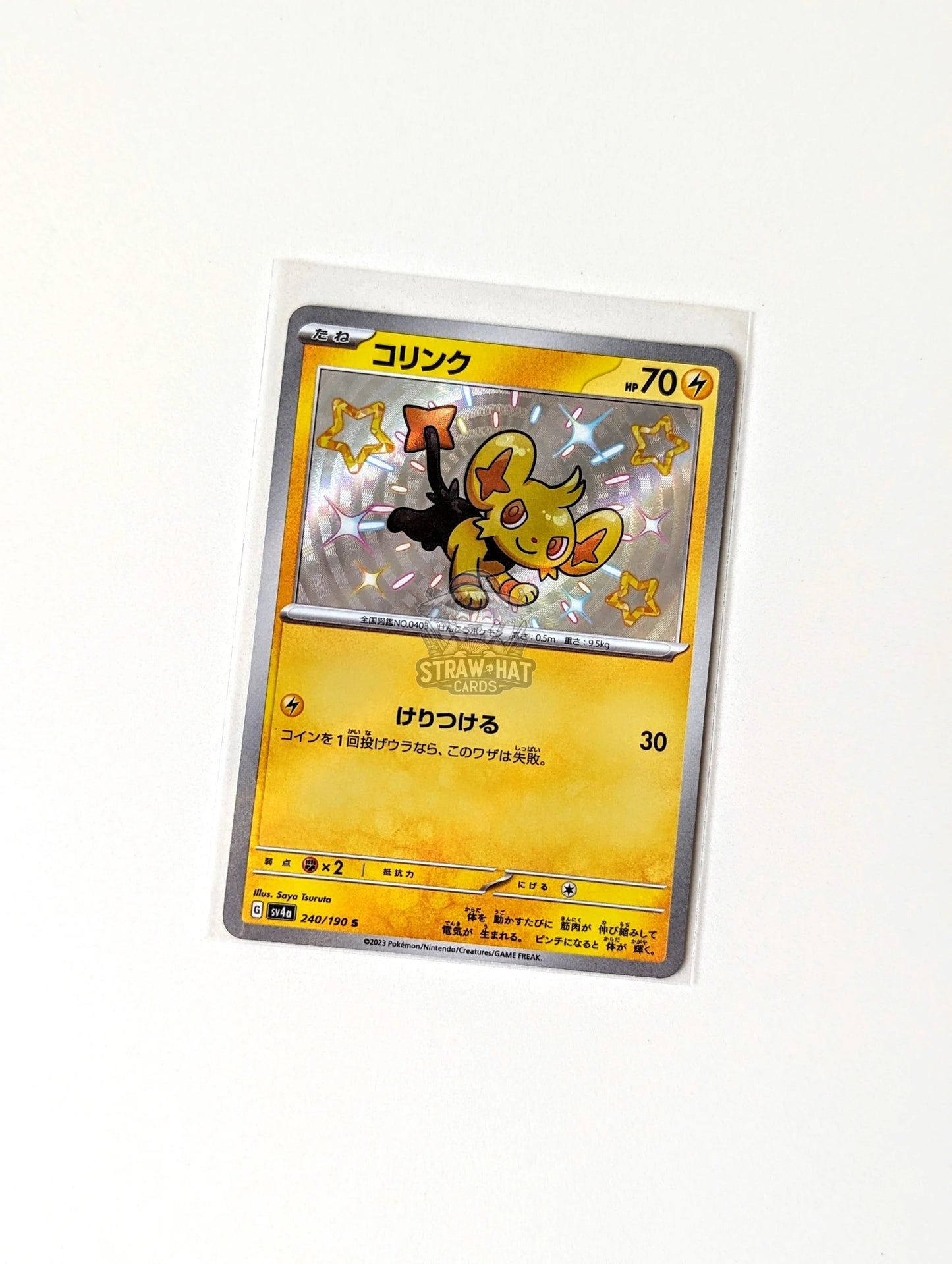 Pokemon Shinx Sv4A Shiny Treasure Ex 240/190 S [Jpn 🇯🇵] Trading Card