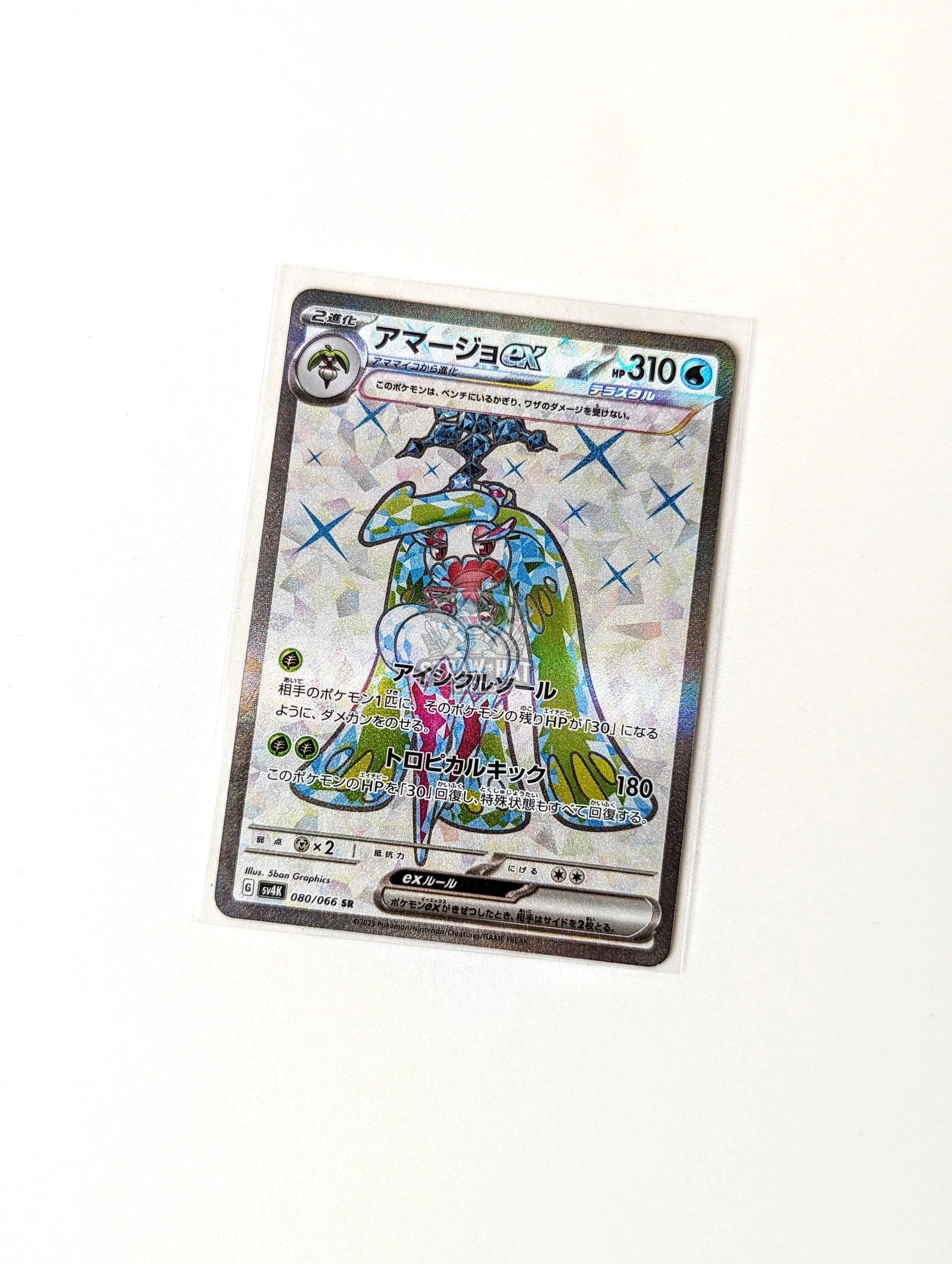 Pokemon Tsareena Ex Sv4K Ancient Roar 080/066 Sr [Jpn 🇯🇵] Trading Card